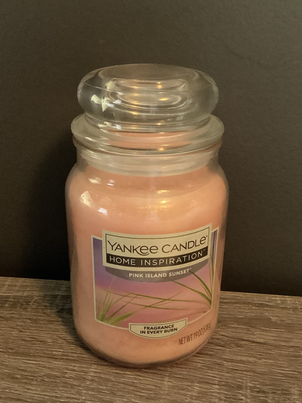 NEW Yankee Candle Pink Island Sunset Large Jar Candle 19oz